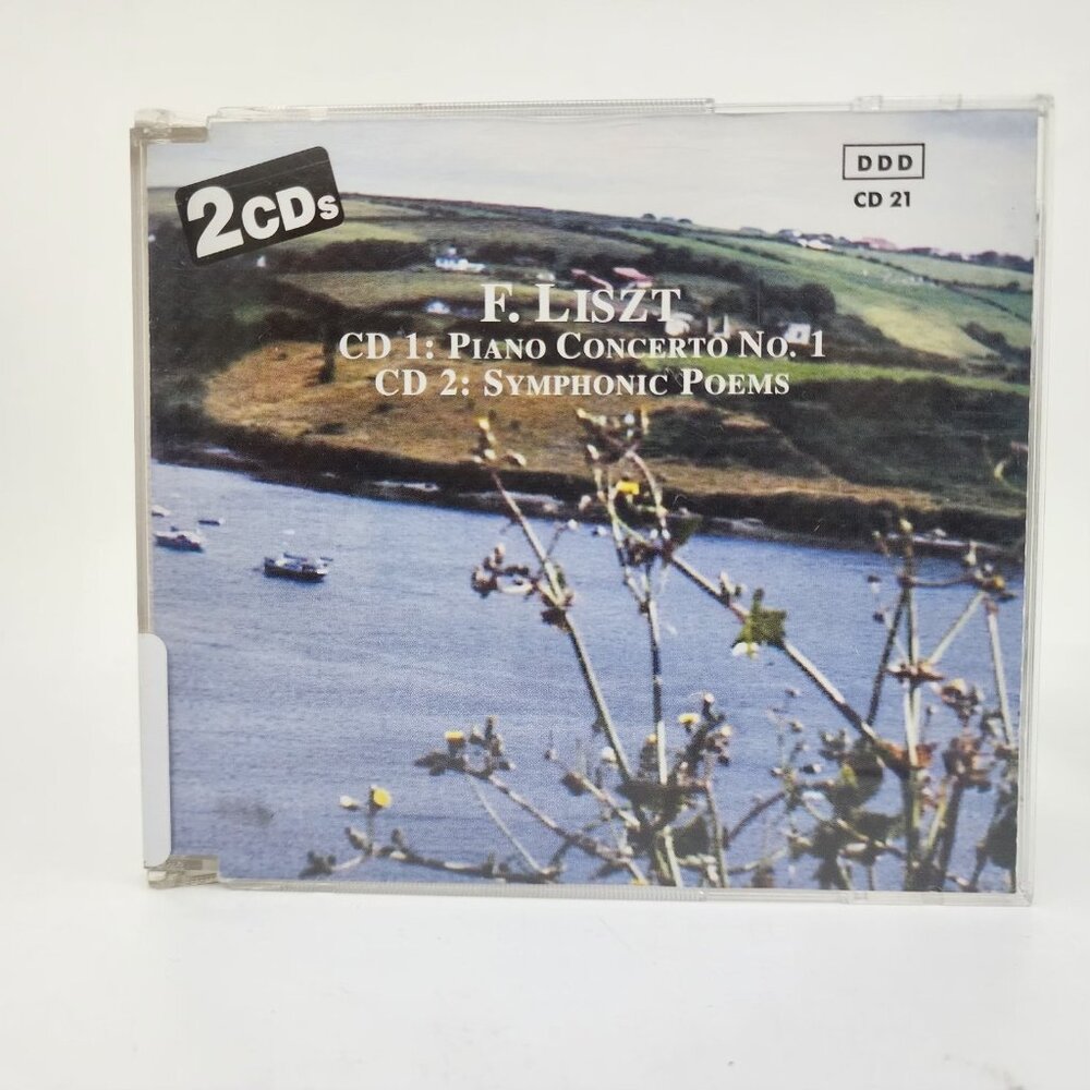 F. Liszt Piano Concerto No. 1 and Symphonic Poems Audio CD (1988) 2-Disc